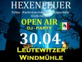 Walpurgisnacht 2018 Dresden Leutewitz - Hexenfeuer OpenAir mit DJs