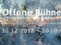 Offene Bühne Dresden im Dezember 2018