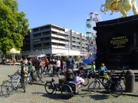 Treffpunkt zum Start der Radtour: am Goldenen Reiter, Dresden-Neustadt