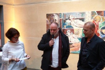 15. DFKF: Vernissage mit Heino Ferch und Künstler Harald Reiner Gratz: 'Hinter den Spiegeln'